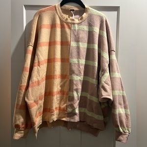 Uptown striped pullover